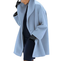 Damen Winter Trenchcoat | Warm & Elegant | Verschiedene Farben – Blau