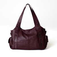 Lina™ | Die Brooklyn Tasche – Burgundrot