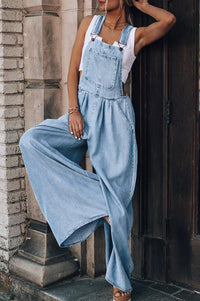 Solenn - Denim Jumpsuit – Blau