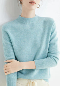 Damen Luxus Kaschmirpullover | Weich & Elegant – Hellblau