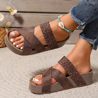 Juna | elegante sandalen damen look – Braun