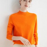 Orie - Bequemer und zeitloser Pullover – Orange