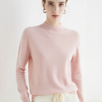 Orie - Bequemer und zeitloser Pullover – Rosa