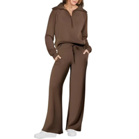 Cécile - Komfortables Hosenset – Braun