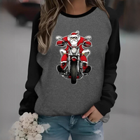 Quinty - Kuscheliger und warmer Pullover – Grau Schwarz