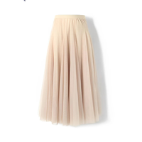 Maleah - Eleganter Faltenrock – Beige