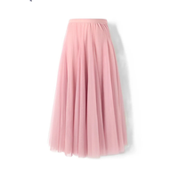 Maleah - Eleganter Faltenrock – Rosa