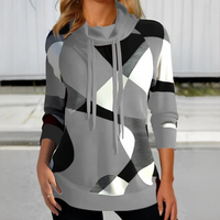Gabrielle - Komfortabler und angenehmer Hoodie – Grau