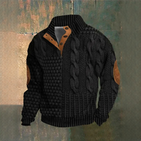 Ronald - Bequemer und warmer Pullover – Schwarz