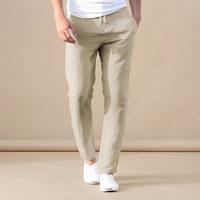 Immanuel - Bequeme Hose mit Kordelzug – Beige