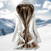 Hedda - Elegante und warme Jacke – Weiß