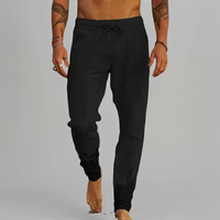 Maiko - Elegante Hose mit Zugband – Schwarz