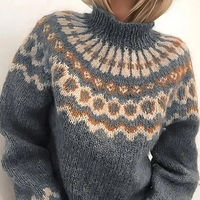 Oona - Eleganter und kuscheliger Rollkragenpullover – Blau