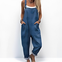 Gladys - Eleganter und komfortabler Jumpsuit – Blau