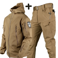Gergely - Bequemes Hosen-Set – Khaki