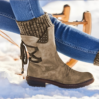 Iris - Komfortable und warme Boots – Braun