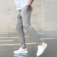 Nico - Modische und bequeme Stretch-Hose – Grau
