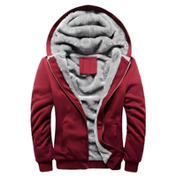 Istvan - Stilvolle und warme Kapuzenjacke – Rot