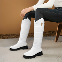 Karina - Elegante und warme Stiefel – Weiß