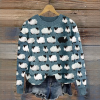 Marta - Eleganter und bequemer Pullover – Blau