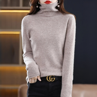 Akainu - Angenehmer Rollkragenpullover – Camel