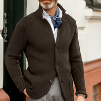 Sigmund - Elegante und warme Jacke – Kaffee