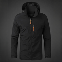 Estefan - Bequeme und wasserdichte Jacke – Schwarz