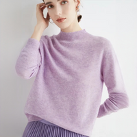 Orie - Bequemer und zeitloser Pullover – Lavendel