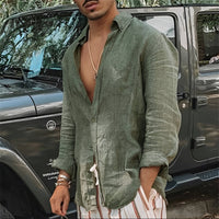 Harlo - Bequemes Langarmshirt – Grün