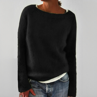 Mira - Bequemer Pulli – Schwarz