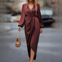 Diantha - Stilvolles und elegantes Kleid – Rot