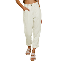 Chelsie - Bequeme Hose – Weiß