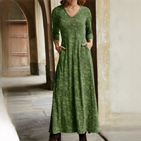 Adeline - Elegantes und schickes Kleid – Grün