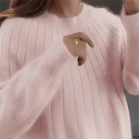 Cornelia - Stilvoller und gemütlicher Pulli – Hellrosa