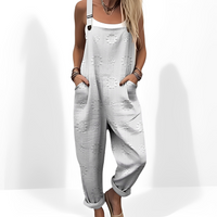 Gladys - Eleganter und komfortabler Jumpsuit – Weiß