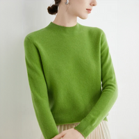 Orie - Bequemer und zeitloser Pullover – Hellgrün
