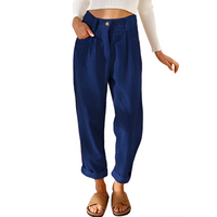 Chelsie - Bequeme Hose – Blau
