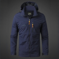 Estefan - Bequeme und wasserdichte Jacke – Blau