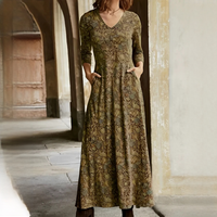 Adeline - Elegantes und schickes Kleid – Braun