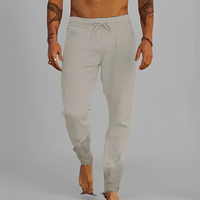 Carlito - Angenehme und leichte Hose – Hellgrau