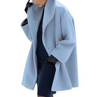 Elian - Schicker und warmer Mantel – Hellblau