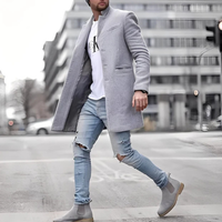 Cordell - Bequemer und stilvoller Mantel – Grau