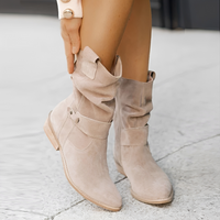 Elisa - Modische und komfortable Stiefel – Beige