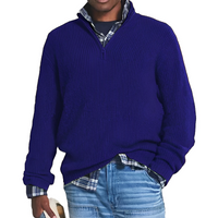Charlton - Bequemer und komfortabler Pullover – Blau