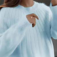 Cornelia - Stilvoller und gemütlicher Pulli – Blau