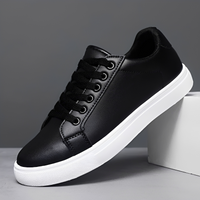 Nicholas - Stilvolle Schnür-Sneaker – Schwarz / Weiß