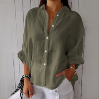 Reena - Bequemes und legeres Shirt – Grün