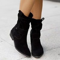 Elisa - Modische und komfortable Stiefel – Schwarz