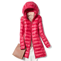 Elina - Leichte und warme Jacke – Dunkelrosa