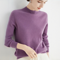 Orie - Bequemer und zeitloser Pullover – Lila